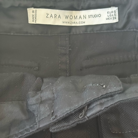ZARA STUDIO  Miniskirt Black Cargo - Picture 3 of 3